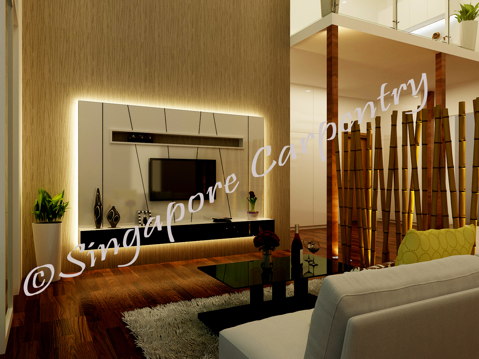 living room | Singapore Carpentry